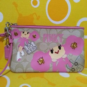 ****ON HOLD****Coach Poppy Chan Pinky Wristlet